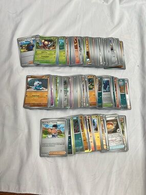 Pokemon Card Bundle - Green, Silver, Yellow, Blue Holo Assortment
